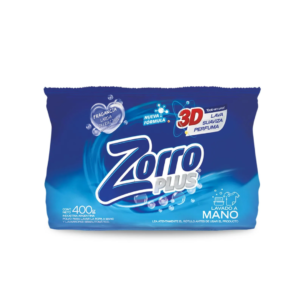 JABON POLVO CLASICO REGULAR ZORRO 400 G
