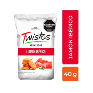 MINITOSTADITAS JAMON TWISTOS 40G