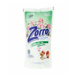 SUAVIZANTE JARDIN GERANIOS ZORRO 900CC
