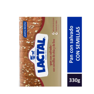 PAN SEMILLADO LACTAL 330 G