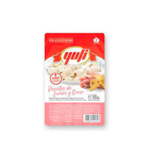 RAVIOLES JAMON Y QUESO YULI 500G