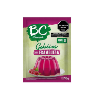 GELATINA FRAMBUESA BC LA CAMPAGNOLA 20 G