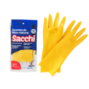 GUANTES DE LATEX SACCHI Nº 7 1/2