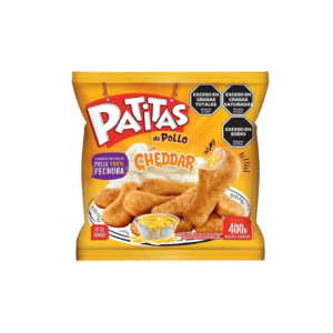 PATITAS POLLO CHEDDAR GRANJA SOL 400 G