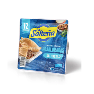 TAPA EMPANADA  LA SALTENA 12 UNID